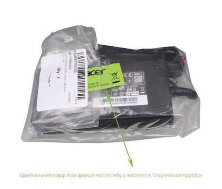 Блок питания (зарядка) для ноутбука Acer Predator, Aspire Nitro 135W CHICONY A18-135P1A (19.5V 6.92A 5,5мм*1,7мм) KP.1350H.005 Оригинал