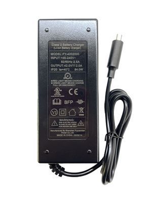 Блок живлення (зарядка) для електросамокату Acer Electric Scooter ES3/ES5 (84W 42V 2А) FY-4202000 Оригінал, 84W, 42V, 2A