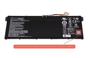 Батарея / AP19B8K / акумулятор для ноутбука Acer Aspire A315-55, A315-56, A315-57, A315-58, A315-59, Extensa EX215-53 3830mAh (KT.0030G.022) Оригінал від Acer, 3830mAh