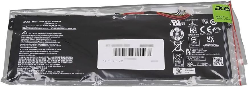Батарея / AP19B8K / акумулятор для ноутбука Acer Aspire A315-55, A315-56, A315-57, A315-58, A315-59, Extensa EX215-53 3830mAh (KT.0030G.022) Оригінал від Acer, 3830mAh