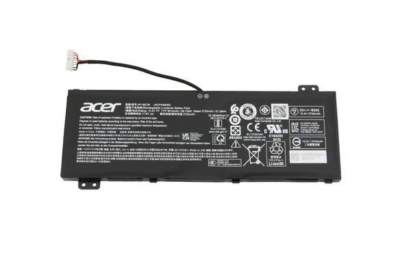 Батарея / AP18E7M / акумулятор для ноутбука Acer Nitro 5 AN515-43, AN515-54, AN517-41, AN515-45, AN515-55, AN515-56, AN515-57, AN515-58 3574mAh (KT.00407.017) Оригінал від Acer, 3720mAh