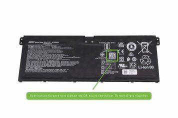 Батарея / AP22ABN / акумулятор для ноутбука Acer Aspire A14-52, Aspire Vero AV16-51P, TravelMate TMP214-43, TMP214-55, TMP215-55, TMP216-41, TMP216-51, TMP414-53, TMP416-52, TMP416-53, TMP416-72, TMP614-53 5570mAh (KT.0030B.003) Оригінал від Acer, 5570mAh